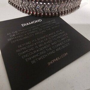 Diamond cuff bracelet